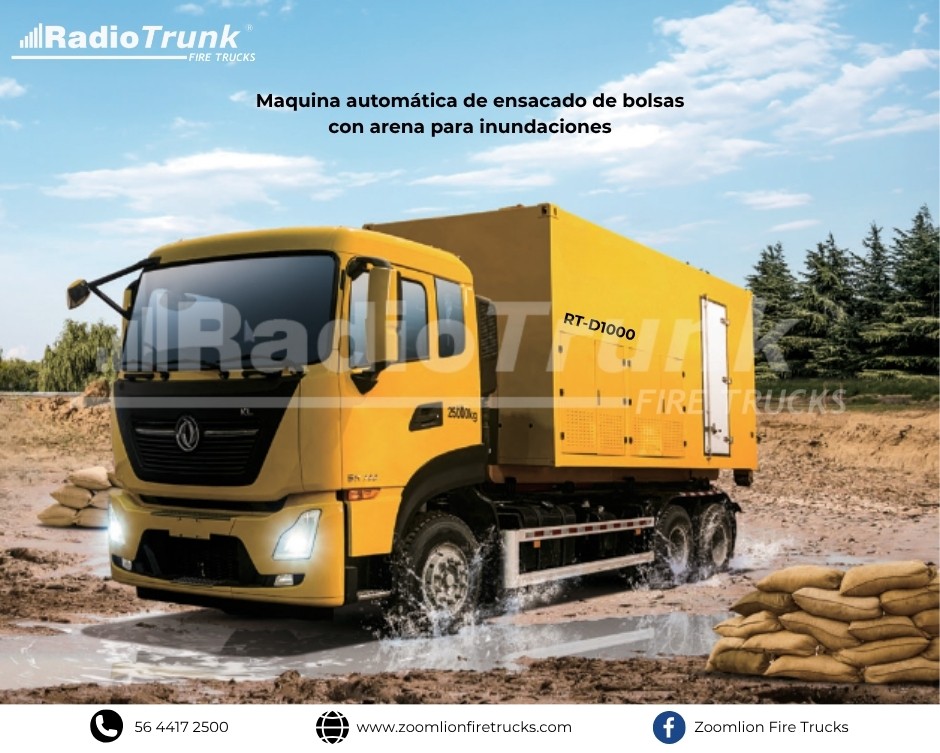 RT-D1000 máquina de ensacado de arena para inundaciones